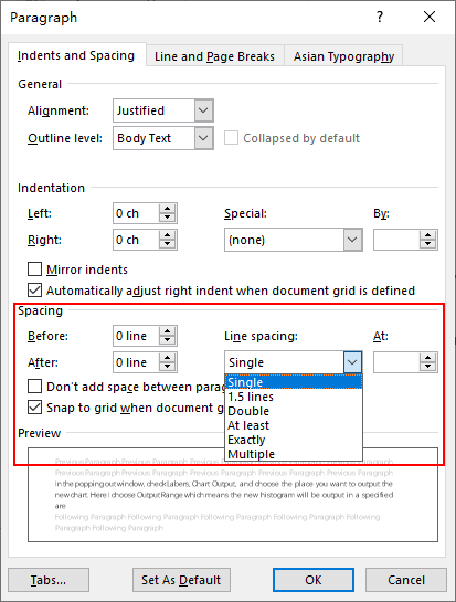 How To Set Line Spacing In Word My Microsoft Office Tips