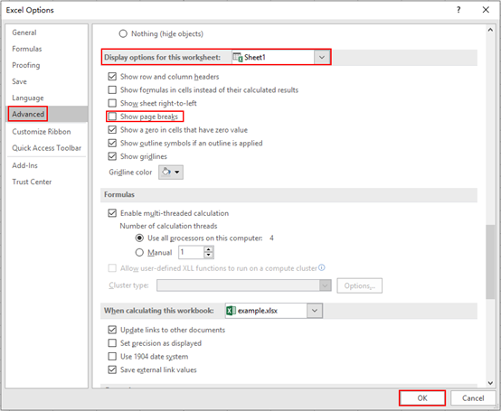 How To Remove The Dotted Borders In Excel My Microsoft Office Tips