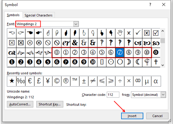 3 Methods to Insert Circled Numbers and Letters in Word - My Microsoft ...