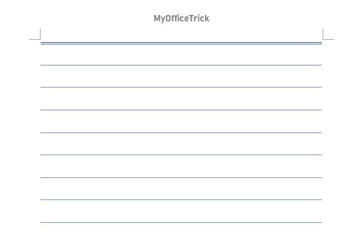 How To Create A Lined Paper Template In Microsoft Word My Microsoft 