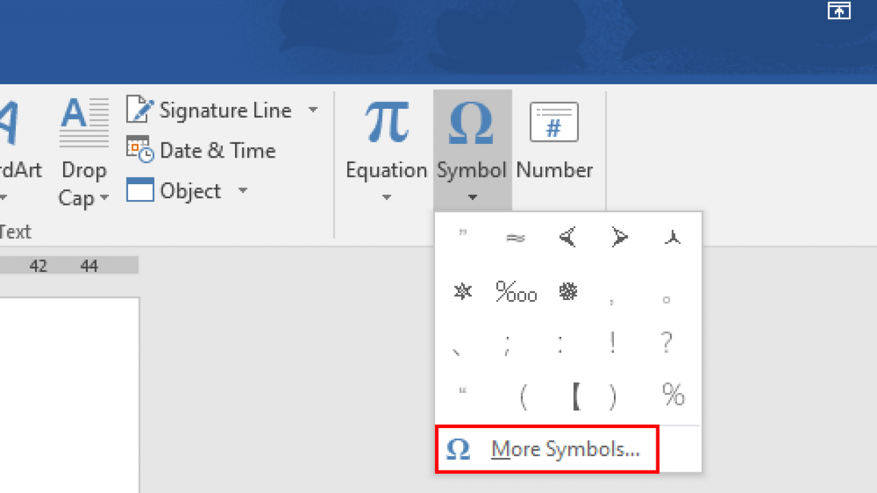 How to insert a tick or cross symbol in Microsoft Word and Excel