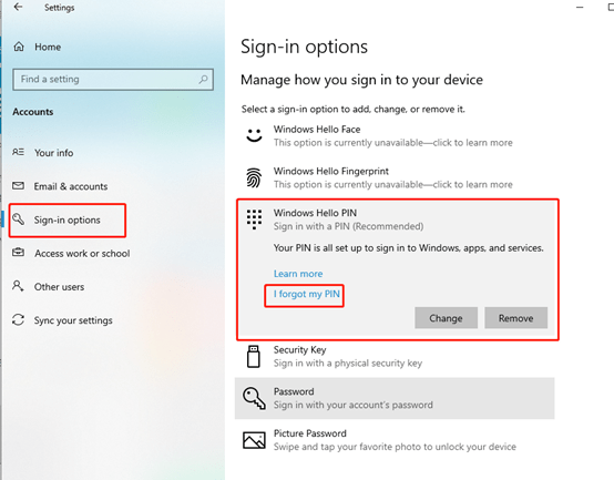 How To Reset PIN Password In Windows 10 If You Forgot It - My Microsoft ...