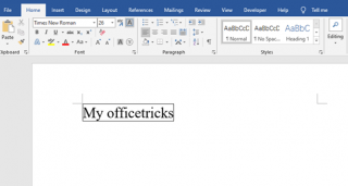 How to Put a Colorful Border Around Text in a Microsoft Word - My ...