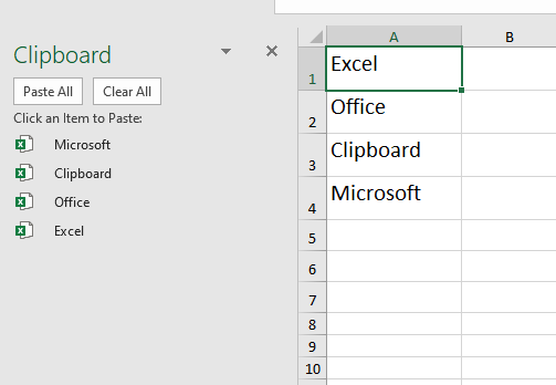 How To Use Clipboard To Copy And Paste Multiple Items In Excel My 