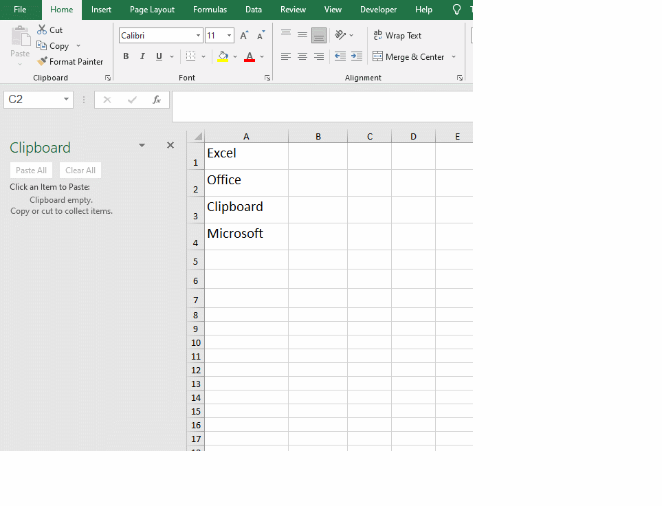 How To Use Clipboard To Copy And Paste Multiple Items In Excel My 