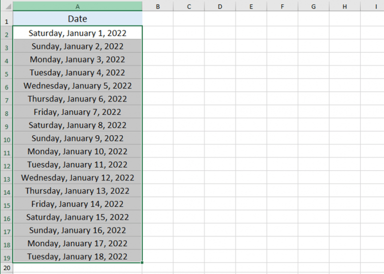 Excel Use Date To Find Day Of Week