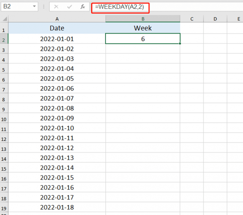 Five Ways To Find Day Of Week From Date In Excel My Microsoft Office Tips