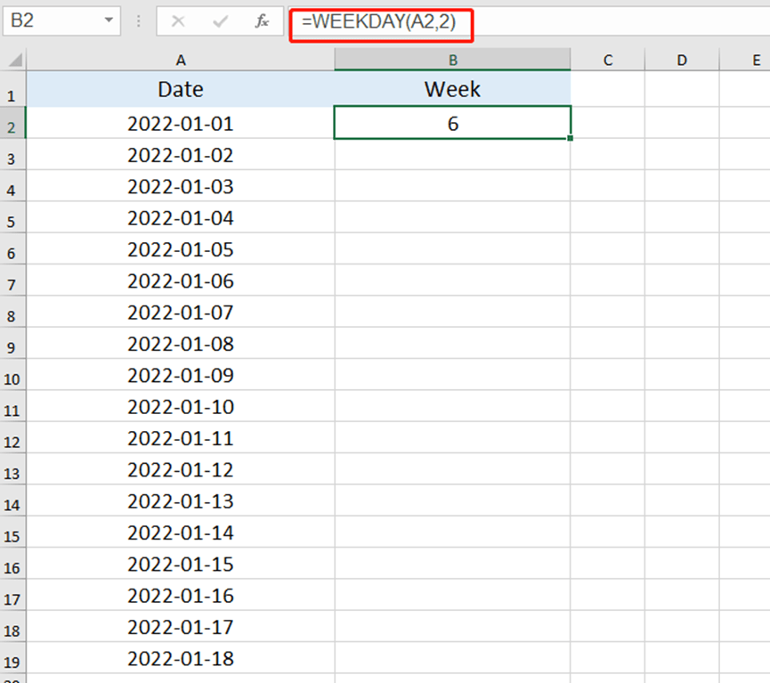 Can Excel Find Day Of Week From Date