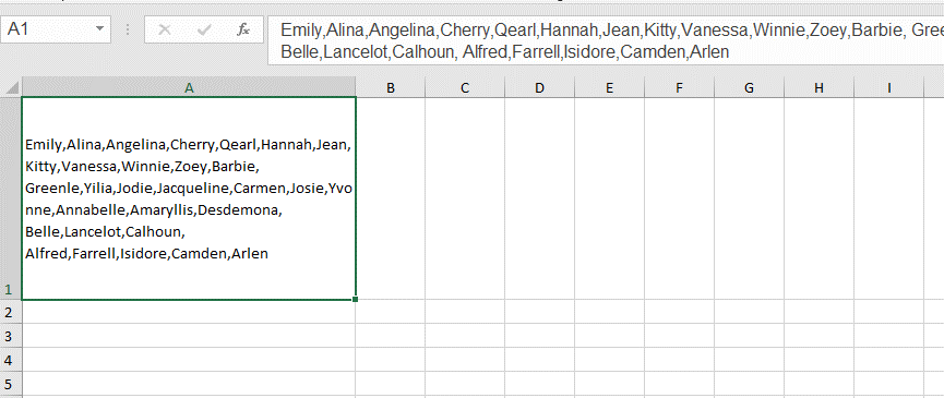 How To Split Words Into Separate Cell In Excel My Microsoft Office Tips