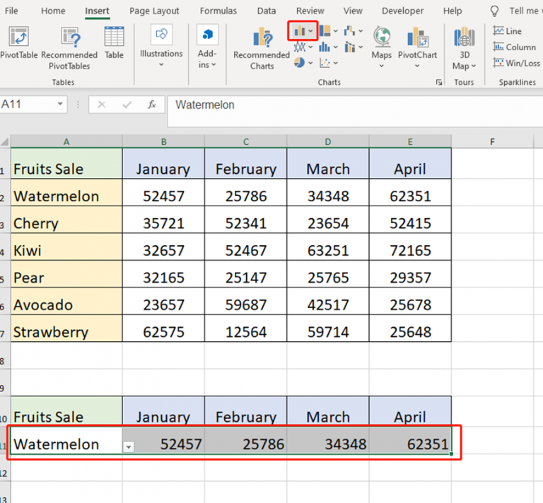 How To Create A Dynamic Graph In Microsoft Excel - My Microsoft Office Tips