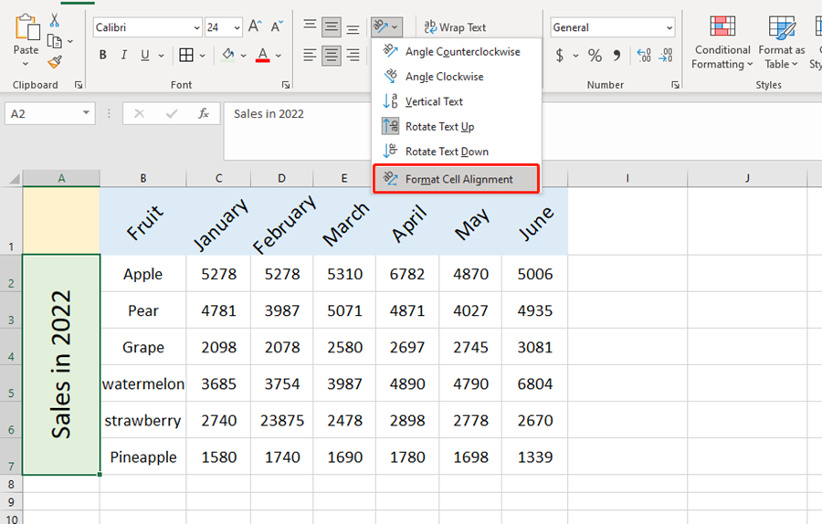 How To Change Text Direction In Excel My Microsoft Office Tips