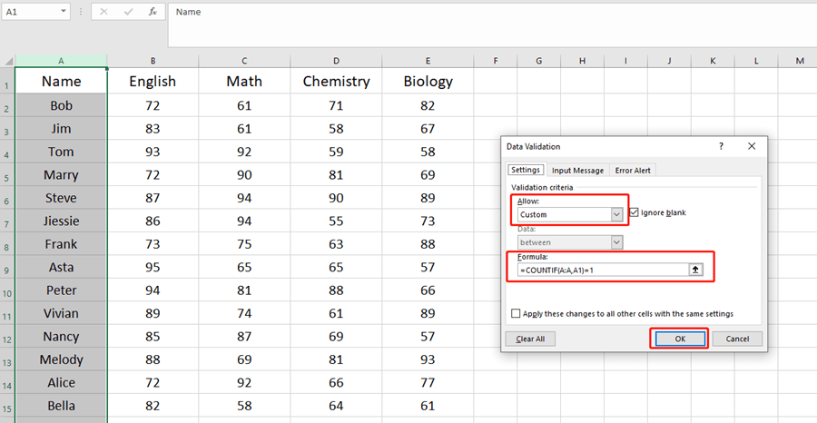 How To Prevent Duplicate Entries In Excel My Microsoft Office Tips